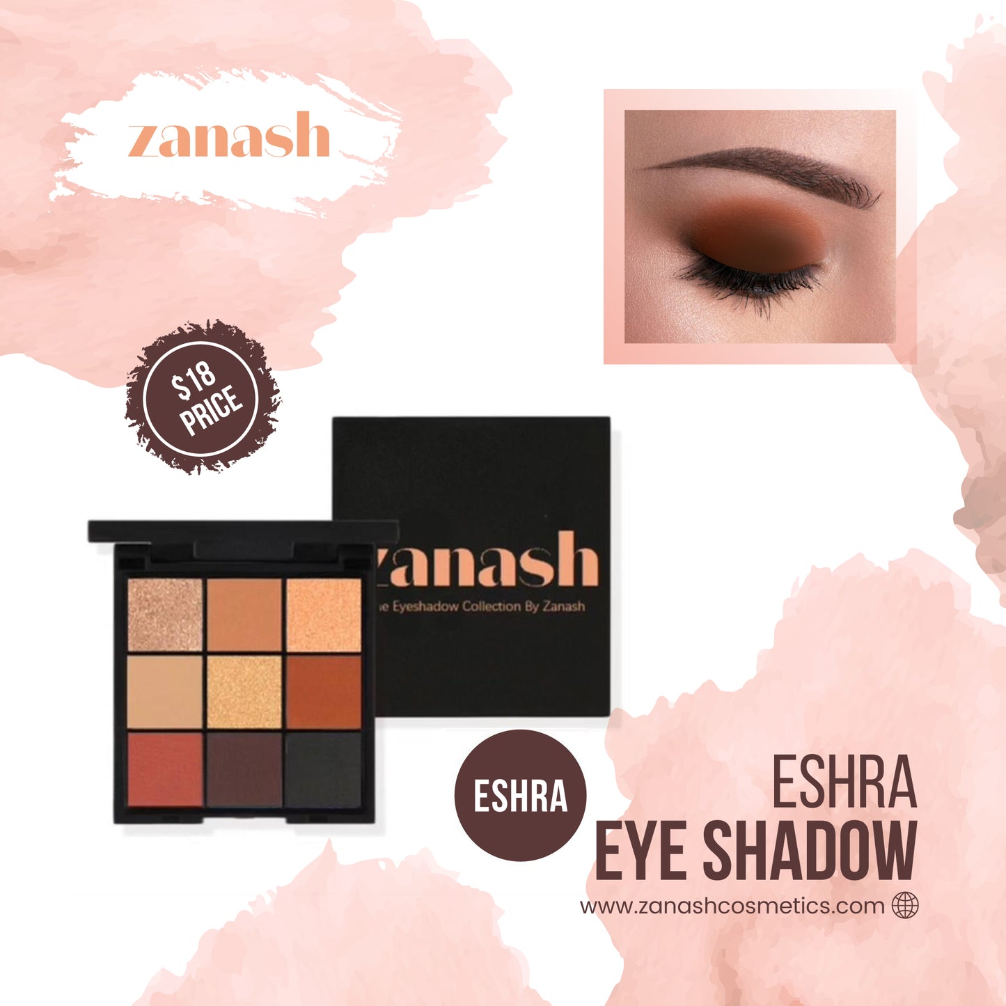 ESHRA PIGMENT-FREAK EYESHADOW PALLET