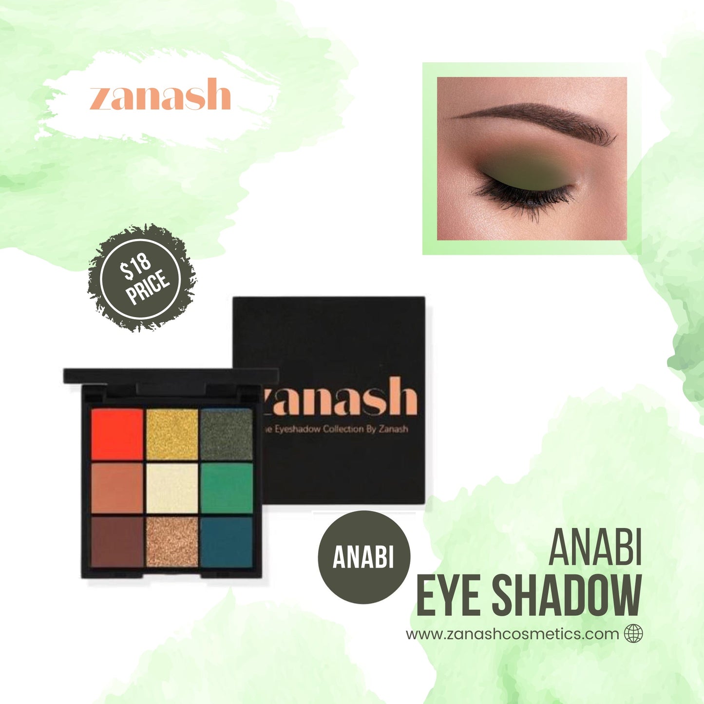 ANABI PIGMENT-FREAK EYESHADOW PALLET