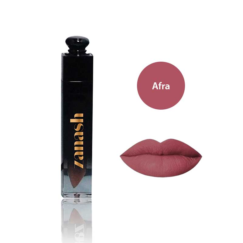 THE AMBER LIQUID MATTE LIPSTICK, AFRA