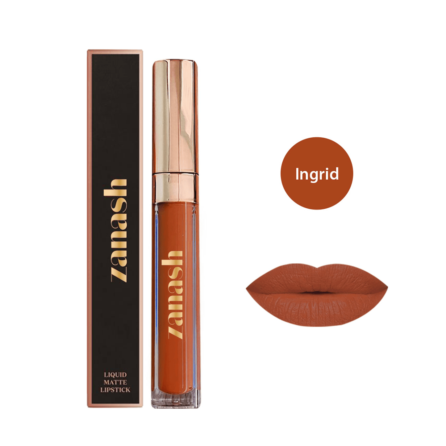 THE LIQUID MATTE LIPSTICK, INGRID