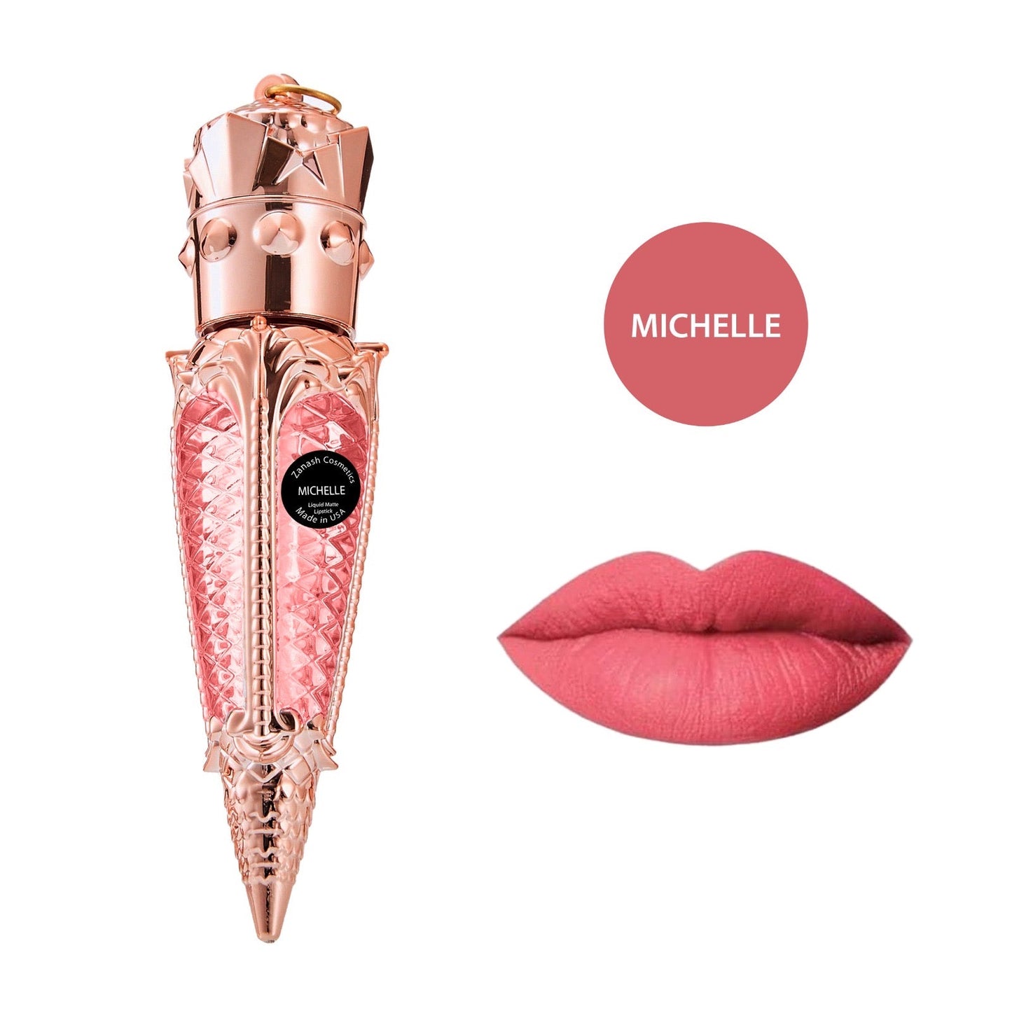 THE ROYAL LIQUID MATTE LIPSTICK, MICHELLE